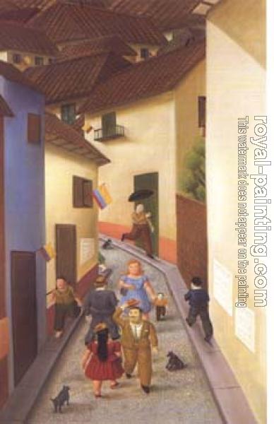 Fernando Botero : The Street II